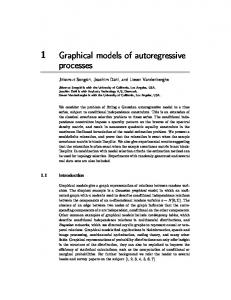 1 Graphical models of autoregressive processes