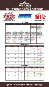 2013 Fall & Winter Schedule (PDF)