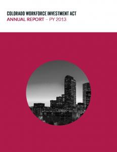 2013 WIA Annual Report