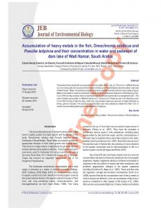 36 (1) 2015 January issue regular - Journal of Environmental Biology