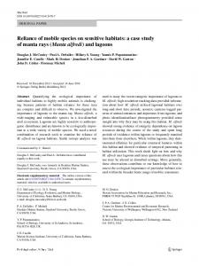 a case study of manta rays (Manta alfredi) - Research - University of ...