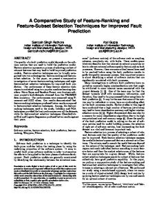 A Comparative Study of Feature-Ranking and ... - ACM Digital Library