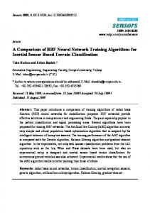 A Comparison of RBF Neural Network Training ... - Semantic Scholar