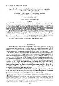 A global shallow-water numerical model based ... - Wiley Online Library