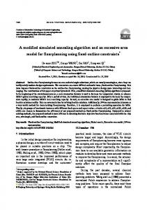 A modified simulated annealing algorithm and an ... - Springer Link