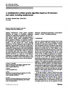 A multiobjective cellular genetic algorithm based