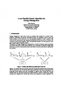 A new Parallel Genetic Algorithm for Energy ... - Peter Palensky