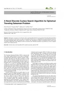 A Novel Discrete Cuckoo Search Algorithm for Spherical Traveling ...