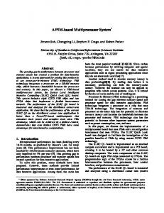 A PIM-based Multiprocessor System - Semantic Scholar