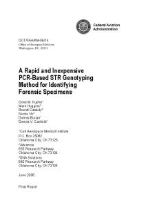 A Rapid and Inexpensive PCR-Based STR Genotyping Method for ...
