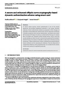 A secure and enhanced elliptic curve cryptography
