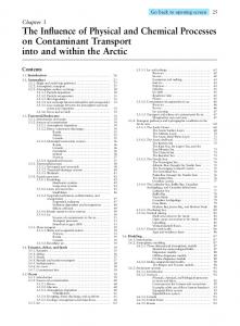 AAR Chapter 3 - Arctic Monitoring and Assessment Programme
