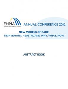 abstract book - European Health Management Association