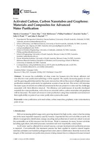 Activated Carbon, Carbon Nanotubes and Graphene