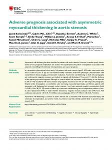 Adverse prognosis associated with asymmetric ... - Oxford Journals