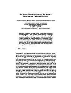 An Image Retrieval System for Artistic Database on ... - Semantic Scholar