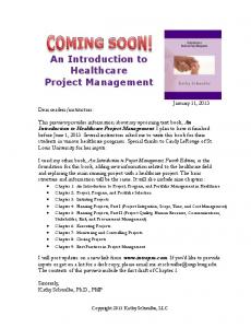 An Introduction to Healthcare Project Management