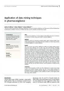 Application of data mining techniques in