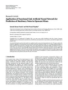 Application of Functional Link Artificial Neural Network for Prediction of ...