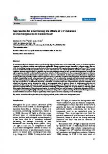 Approaches for determining the effects of UV radiation - reabic