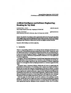 Artificial Intelligence and Software Engineering - Springer Link