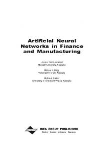 Artificial Neural Networks in Finance and ... - Semantic Scholar