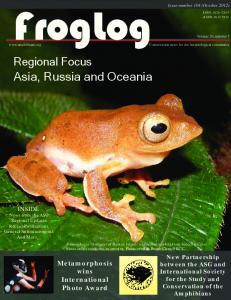 Asia, Russia and Oceania - Amphibian Survival Alliance