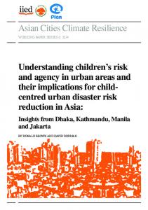 Asian Cities Climate Resilience Understanding children's ... - iied iied
