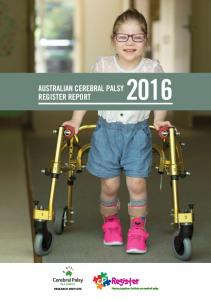 australian cerebral palsy register report - CP Register