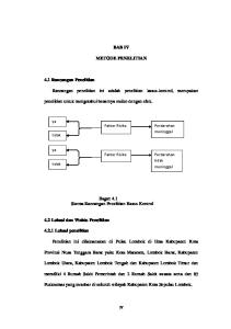 BAB IV METODE PENELITIAN 4.1 Rancangan Penelitian ...
