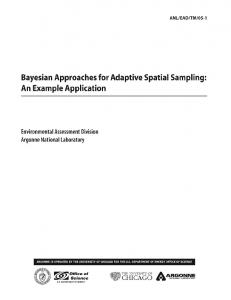 Bayesian approaches for adaptive spatial sampling: an example