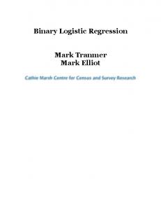 Binary Logistic Regression