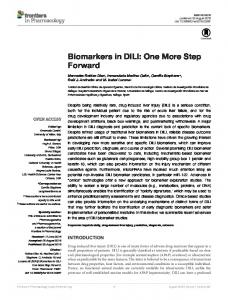 Biomarkers in DILI - Semantic Scholar