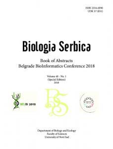 Book of Abstracts Belgrade BioInformatics Conference 2018