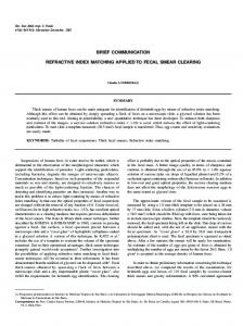 brief communication refractive index matching ... - Semantic Scholar
