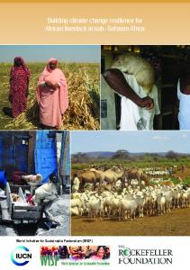Building climate change resilience for African livestock in sub-Saharan ...