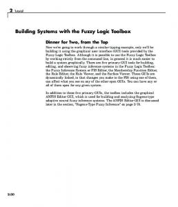 Building Systems with the Fuzzy Logic Toolbox