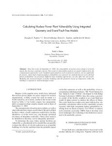 Calculating Nuclear Power Plant Vulnerability Using Integrated ...