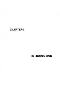 chapter-i introduction - Shodhganga