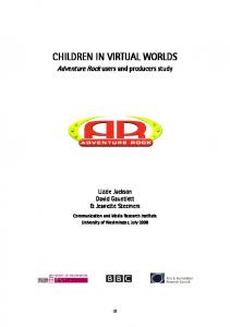 Children in Virtual Worlds - BBC
