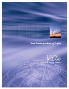 Clean Renewable Energy Bonds Brochure - Environmental Law and ...