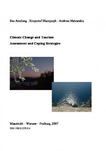 Climate Change and Tourism Assessment and ... - Urban Climate