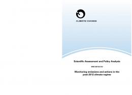 CLIMATE CHANGE Scientific Assessment and Policy Analysis