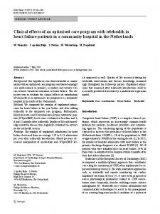 Clinical effects of an optimised care program with ... - Springer Link