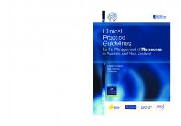 Clinical Practice Guidelines for the Management of Melanoma