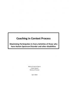 Coaching in Context Process