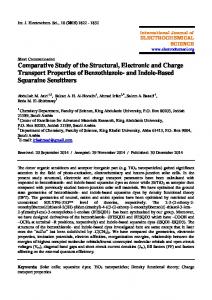 Comparative Study of the Structural, Electronic and Charge Transport ...