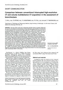 Comparison between conventional interrupted high-resolution CT and ...