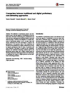 Comparison between traditional and digital preliminary ... - Springer Link