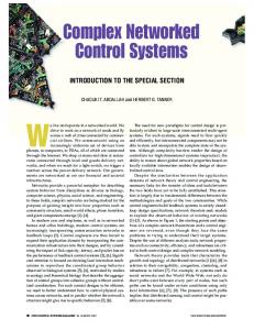Complex Networked Control Systems - IEEE Xplore